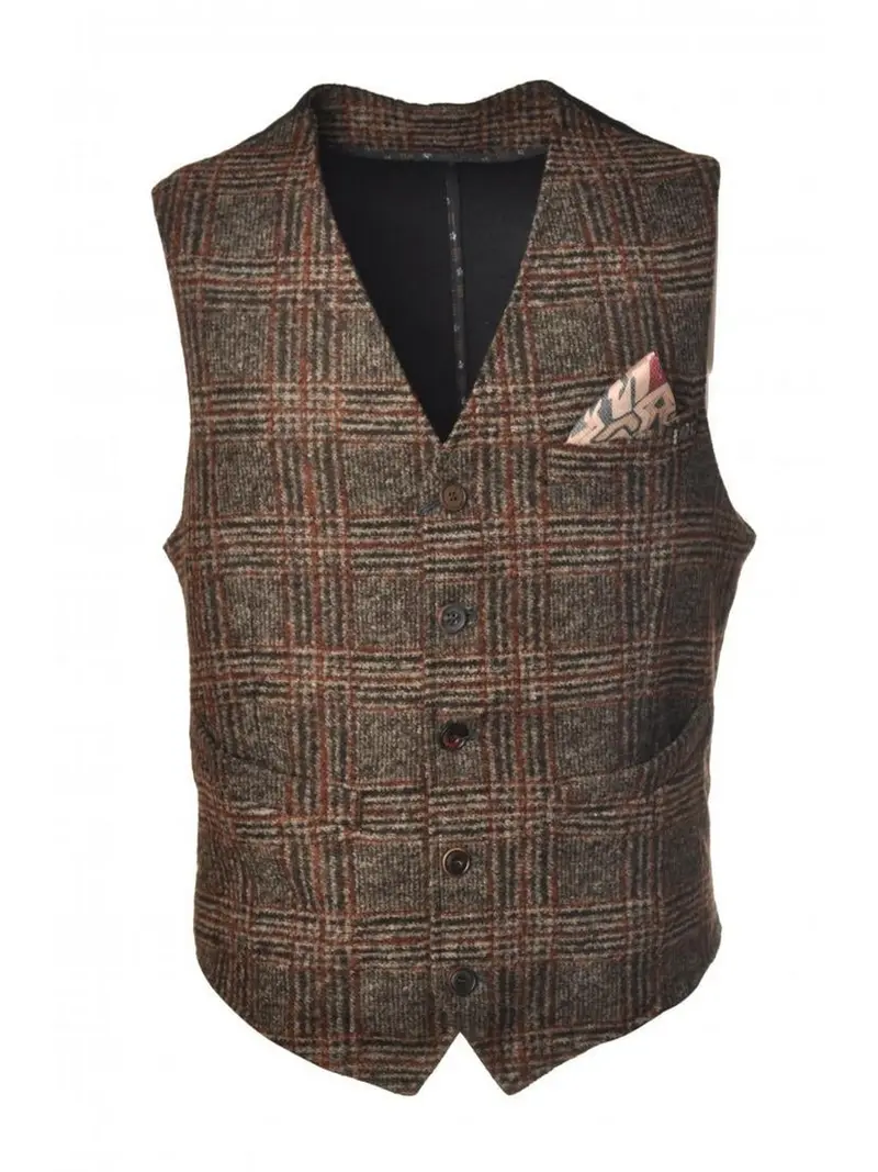 BOB Gilet Uomo  A23DRUG377 T377 VAR.1 Grigio