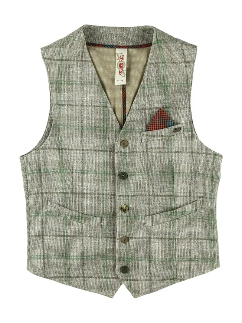 BOB Gilet Uomo P24DRUG237 T237 VAR.1 Beige
