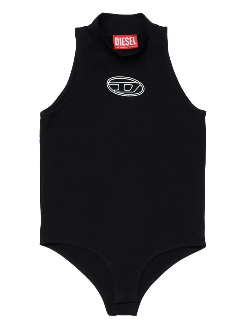 Body nero per bambina