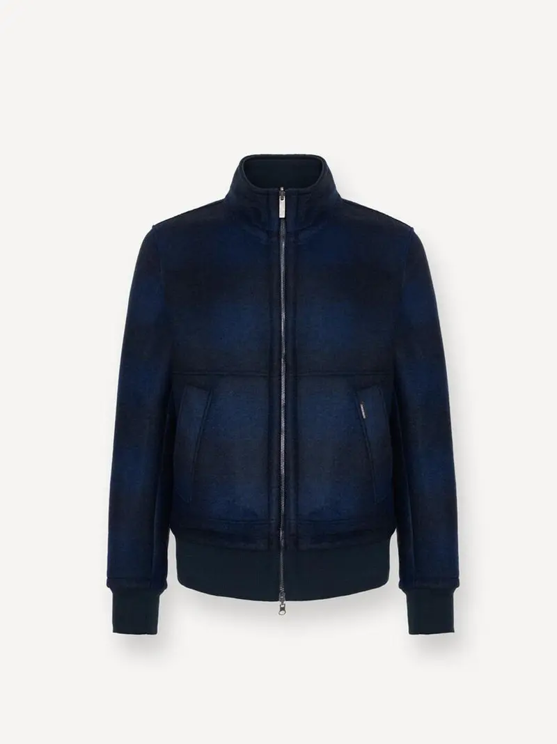 bomber reversibile panno