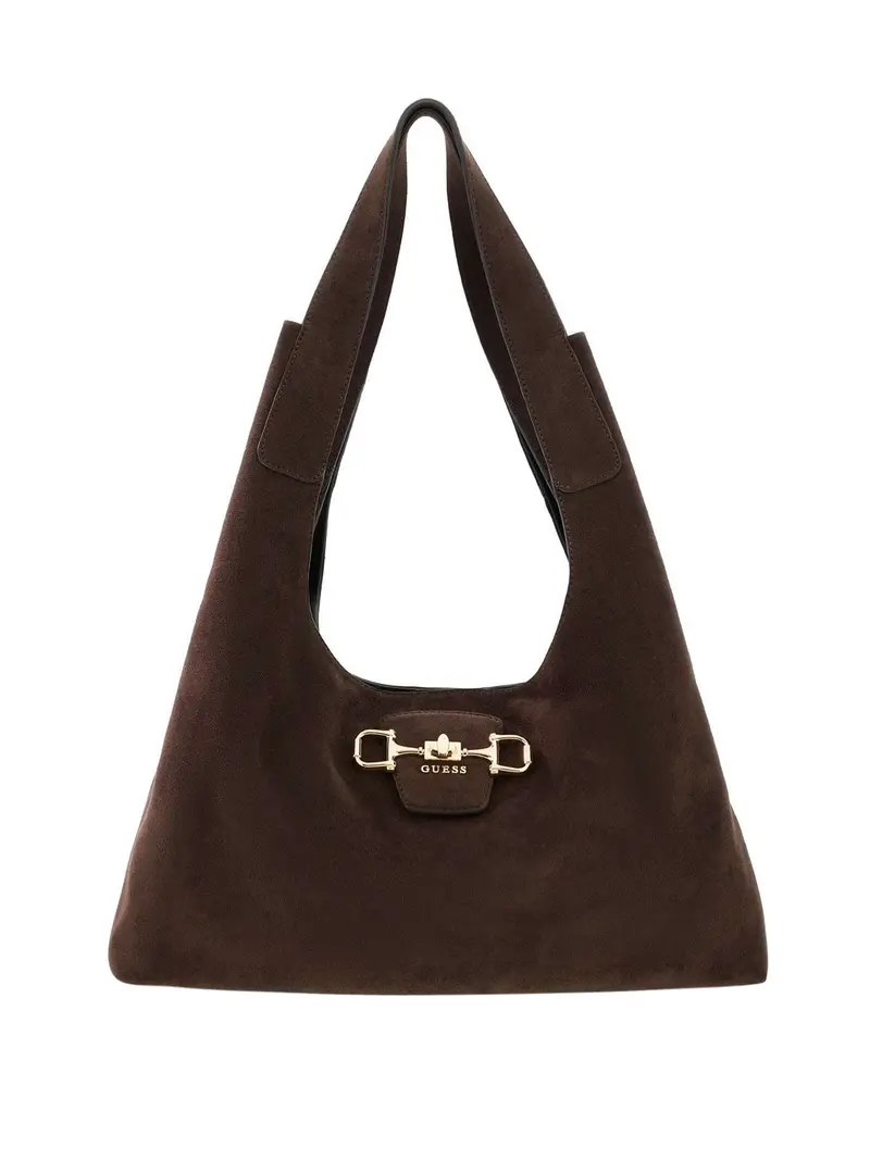 Borsa a Mano Guess Maxi Sunset Hobo - Marrone