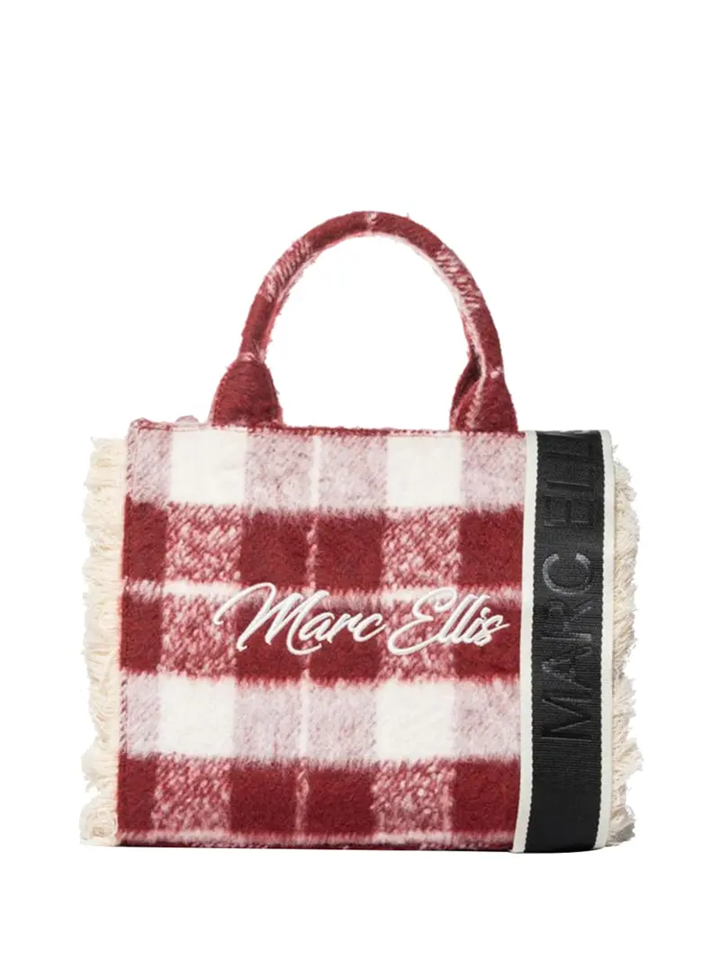 Borsa A Mano Marc Ellis Buby Check L - Rubino