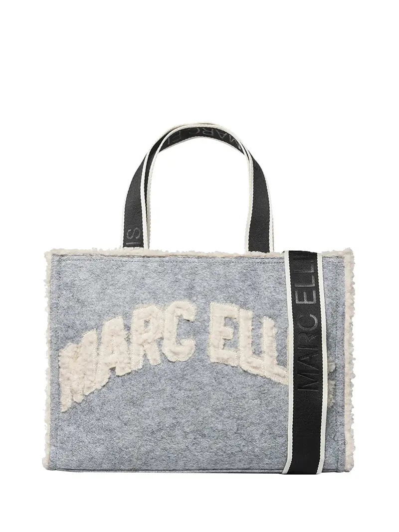 Borsa A Spalla Marc Ellis Buby Cloth M - Grigio
