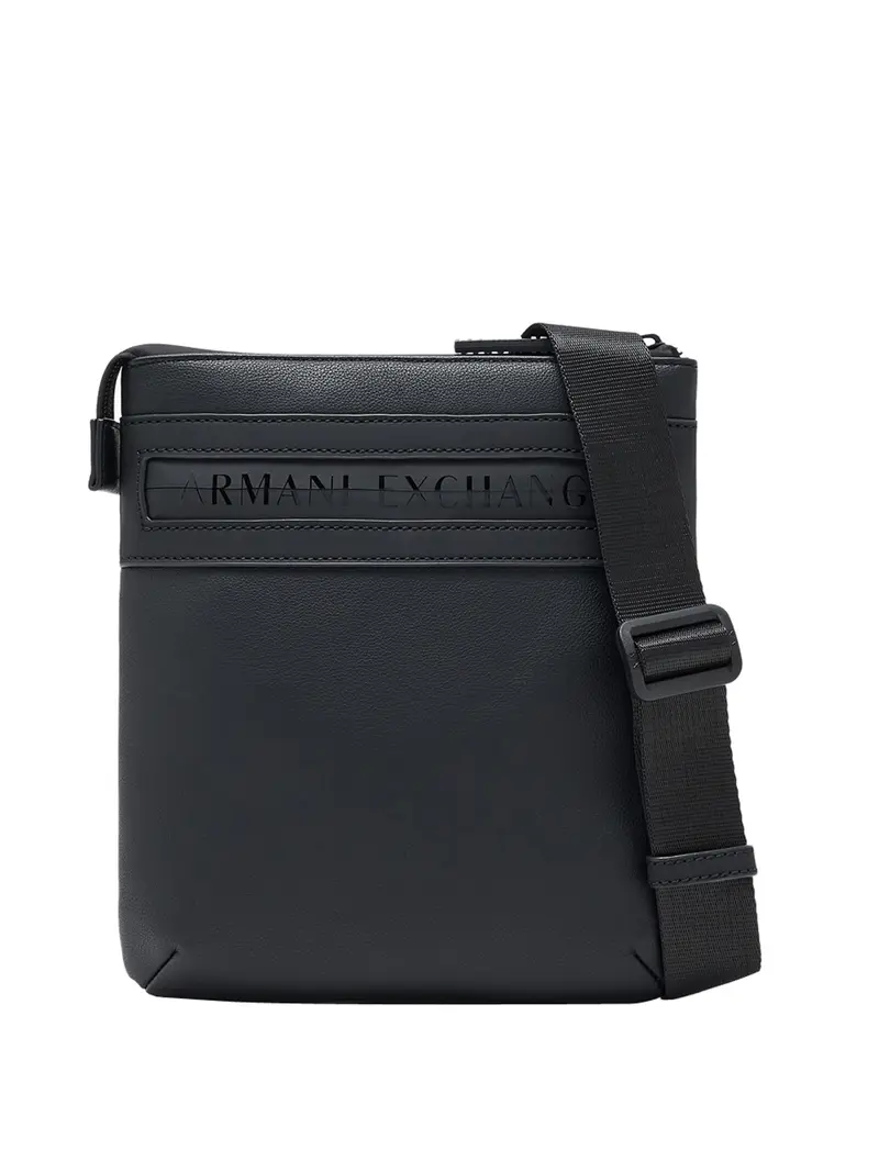 Borsa A Tracolla Armani Exchange Logo Frontale Nero