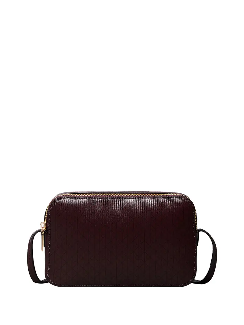 Borsa A Tracolla Calvin Klein Elongated Camera - Bordeaux