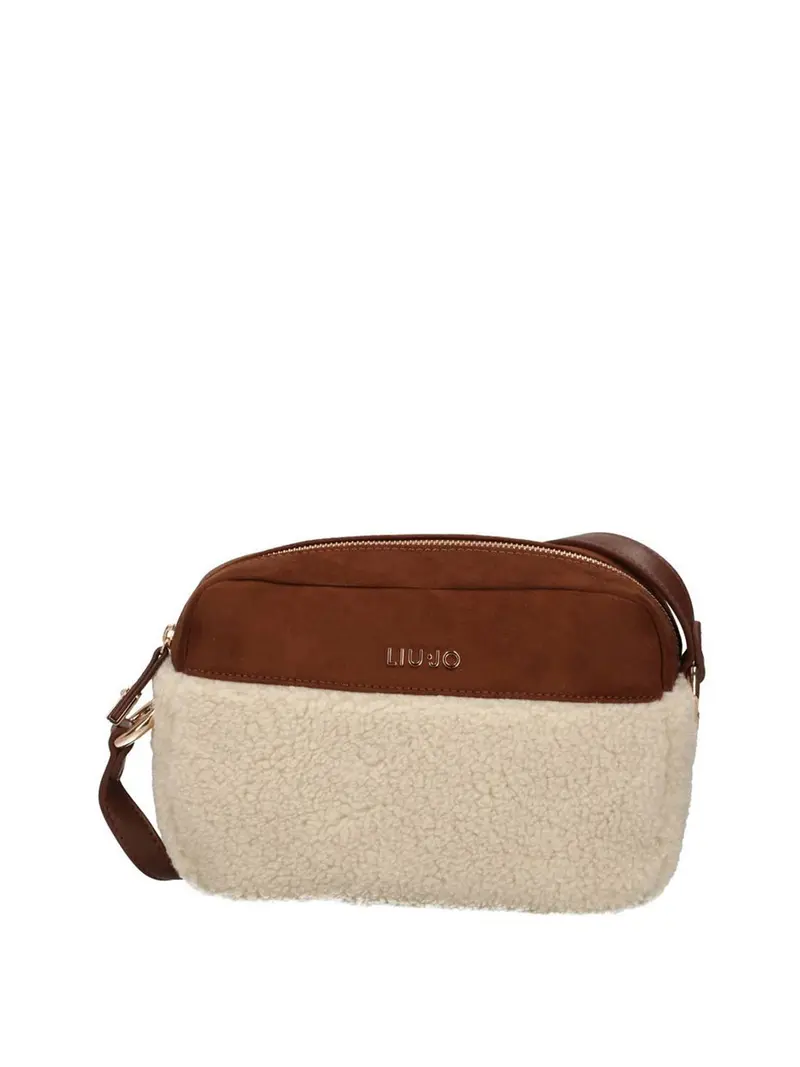 Borsa a Tracolla Cross Over Liu Jo - Crema