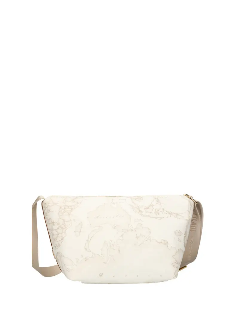Borsa A Tracolla Geo Classic Bianco