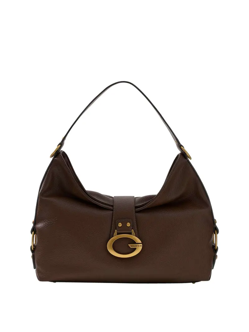 Borsa A Tracolla Guess Camden Large - Marrone