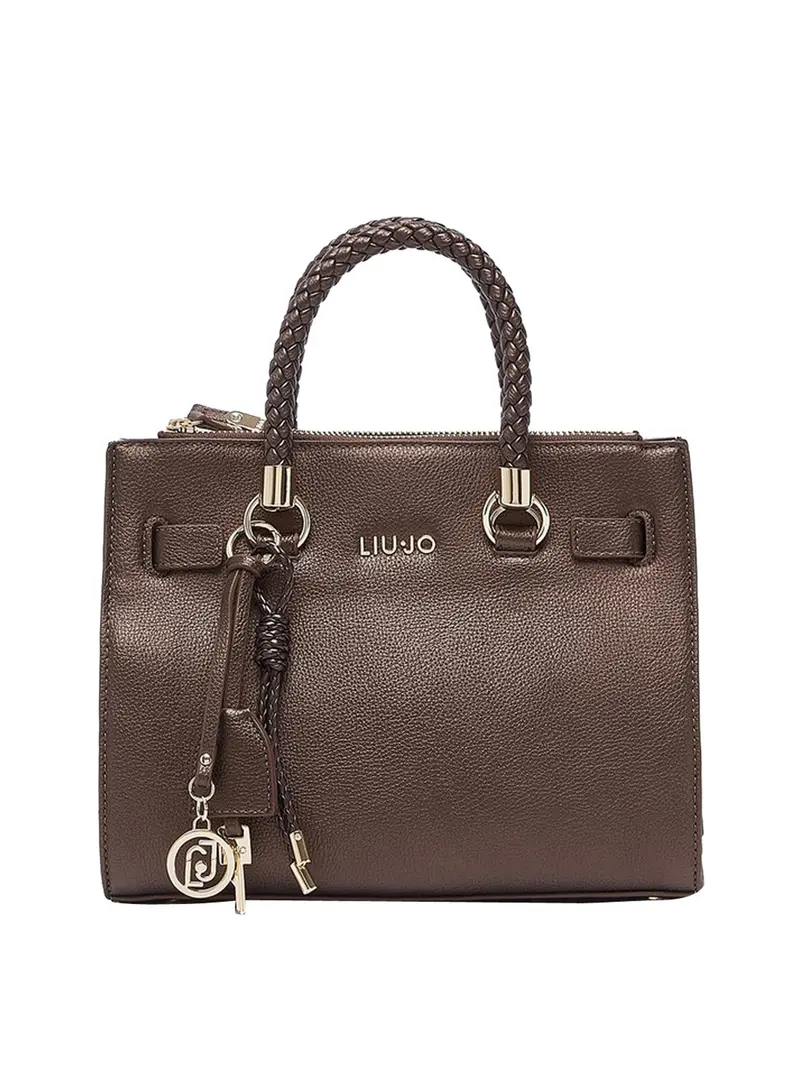 Borsa A Tracolla Liu Jo Logo Frontale Testa Di Moro