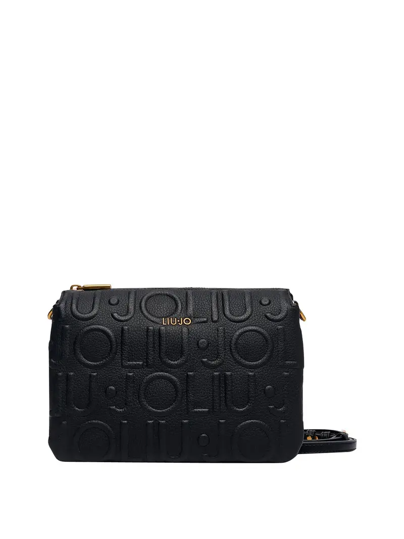 Borsa A Tracolla Logo Piccola Liu Jo - Nero
