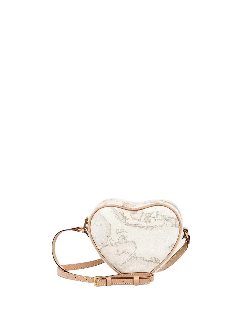 Borsa A Tracolla Mini A Cuore Bianco
