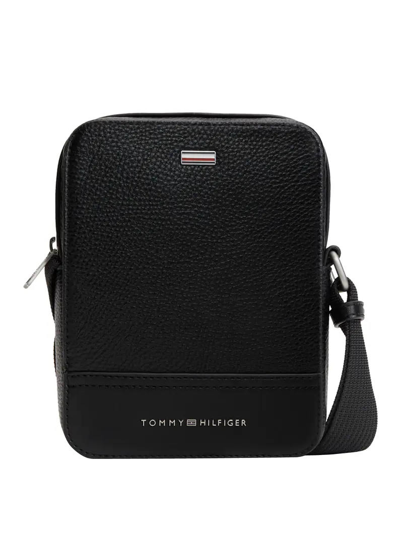 Borsa A Tracolla Tommy Hilfiger Th Central Mini Reporter - Nero