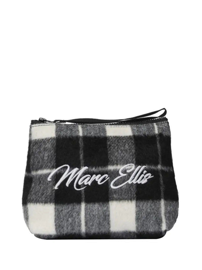 Borsa Buby Check Clutch Marc Ellis - Nero