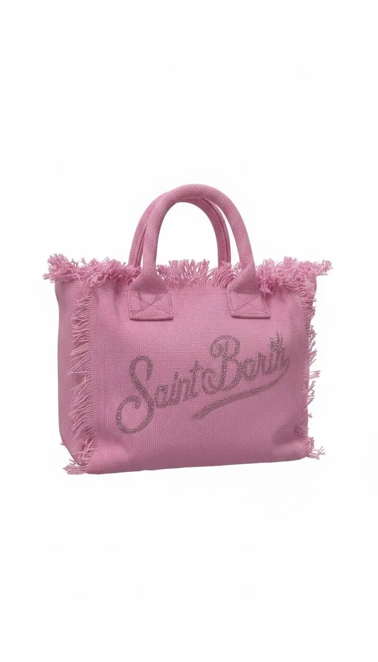 Borsa Colette in canvas con strass