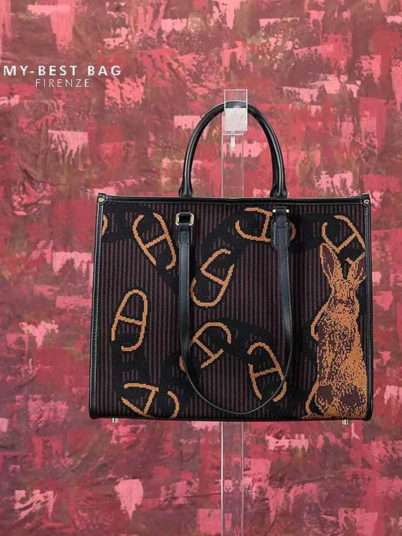 borsa conigli grande