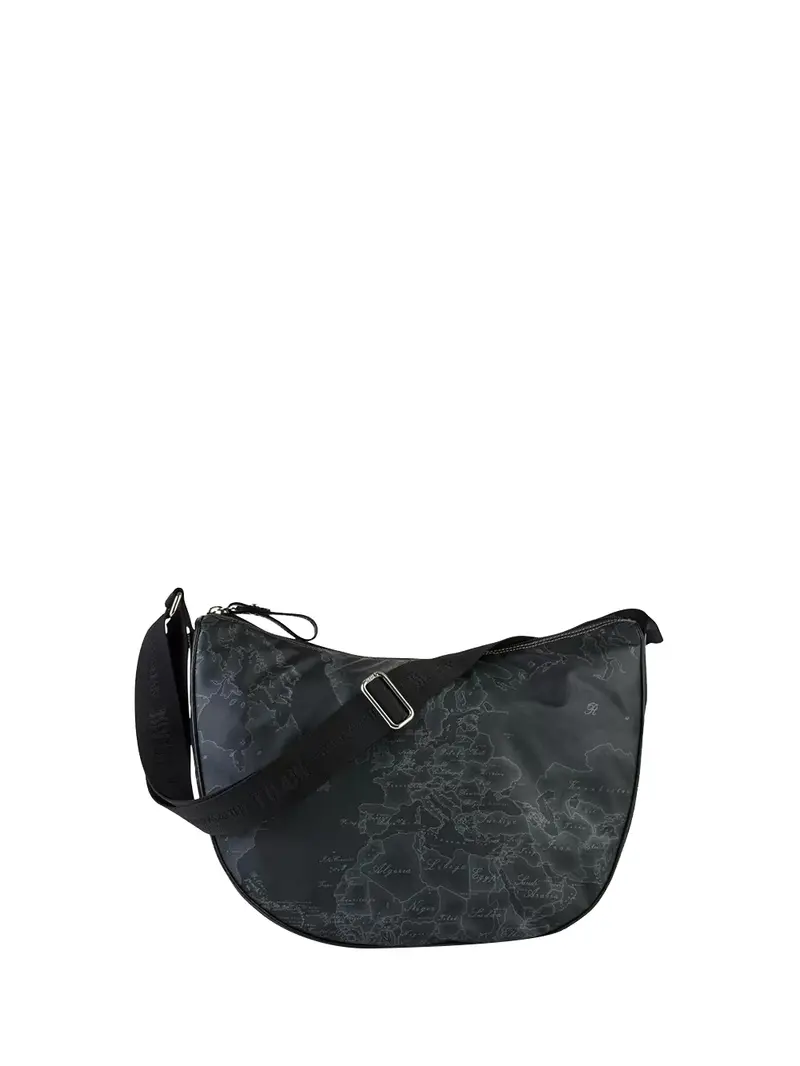 Borsa Grande A Tracolla A Mezzaluna Nero