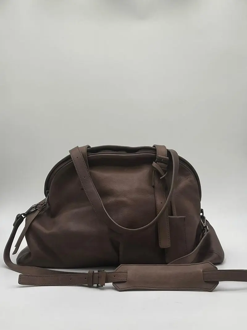 borsa grande con maici e tracolla