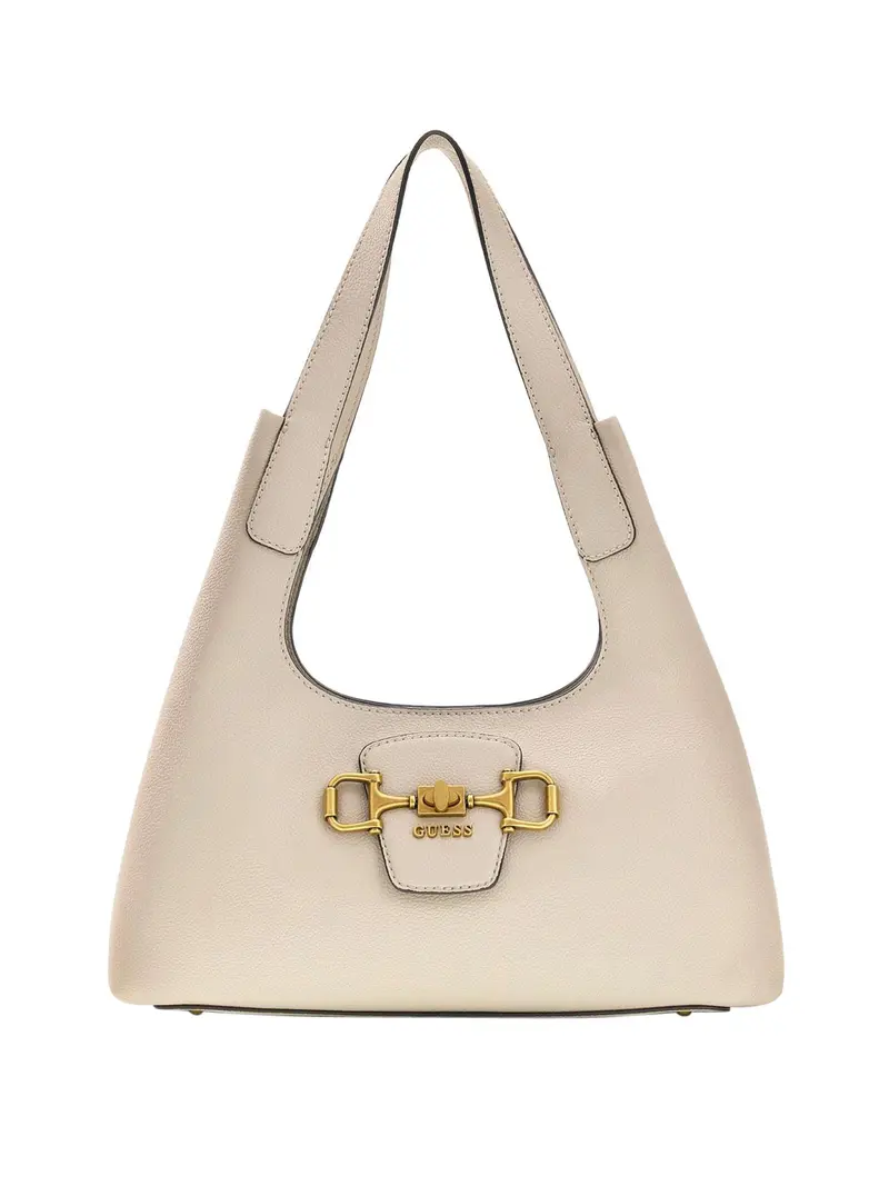 Borsa Guess Sunset Small Hobo - Bianco/Rosa