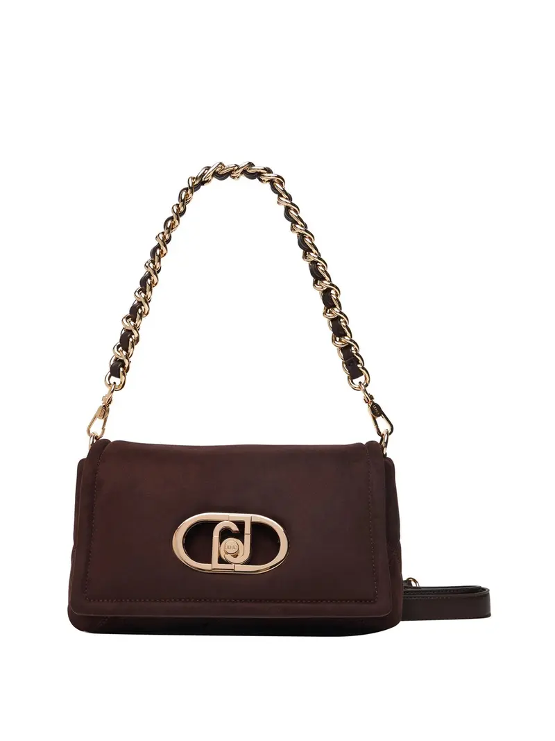 Borsa LaPuffy In Ecosuede Medium Liu Jo - Marrone Scuro