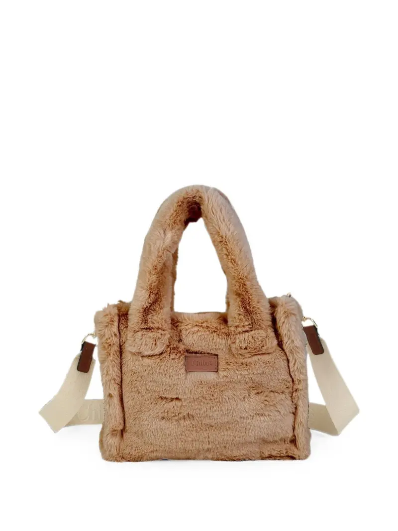Borsa marrone per bambina