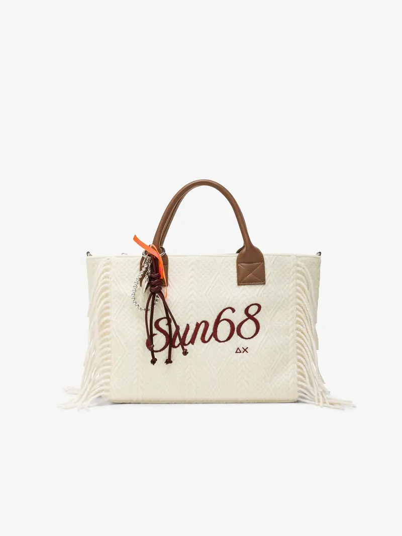 borsa shopper con frange