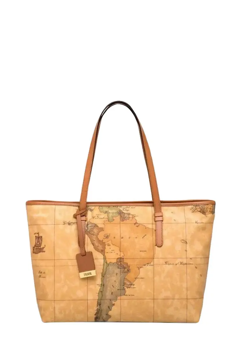 Borsa Shopper Geo Classic Grande Naturale