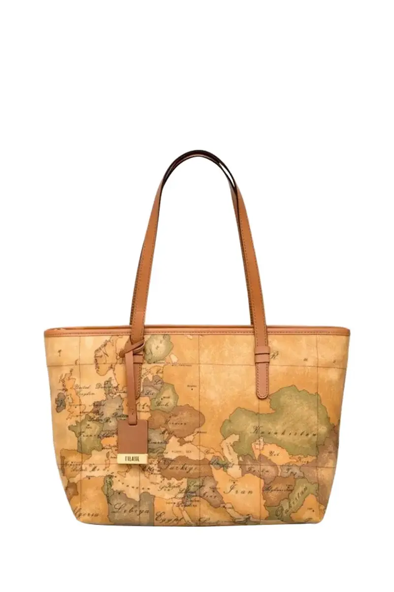 Borsa Shopper Geo Classic Media Naturale