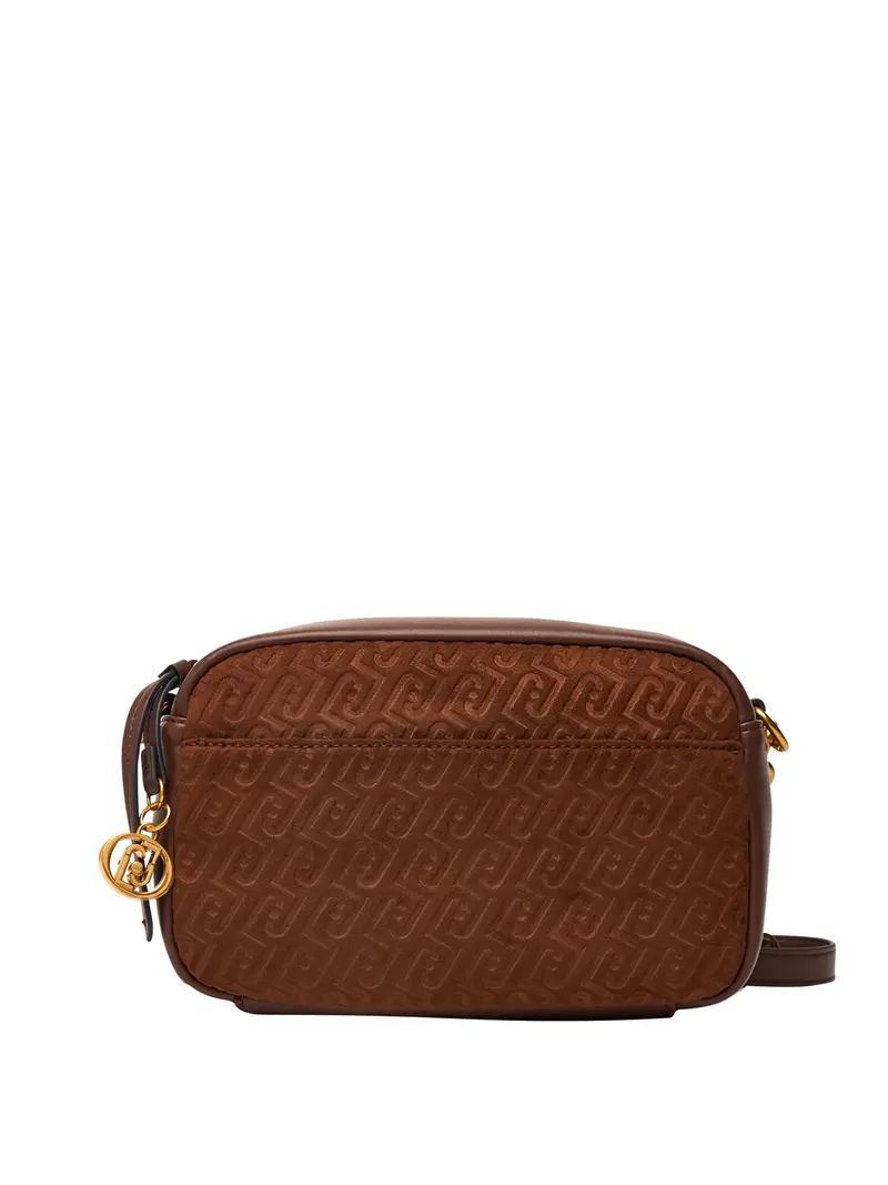 Borsa Tracolla Media Jacquard Liu Jo - Tabacco