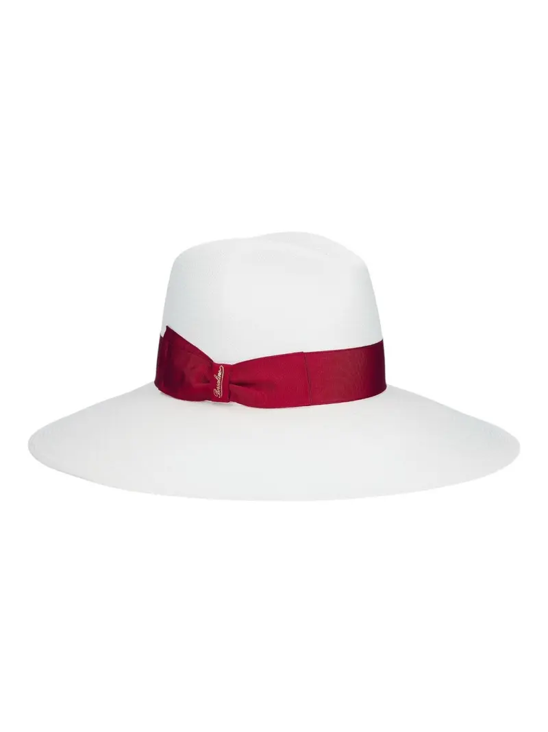 BORSALINO Cappello Donna 2171 01A4 Sbiancato cinta ciclamo