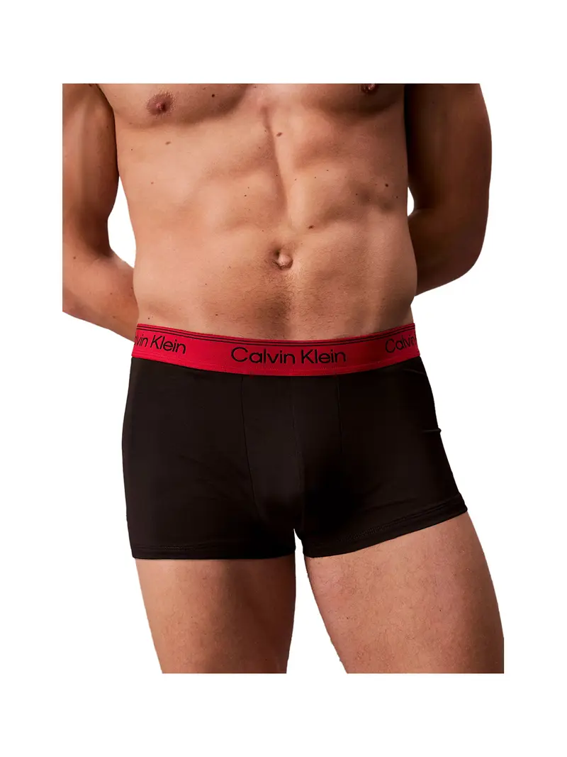 Boxer Calvin Klein A Vita Bassa In Confezione Da 3 - Nero