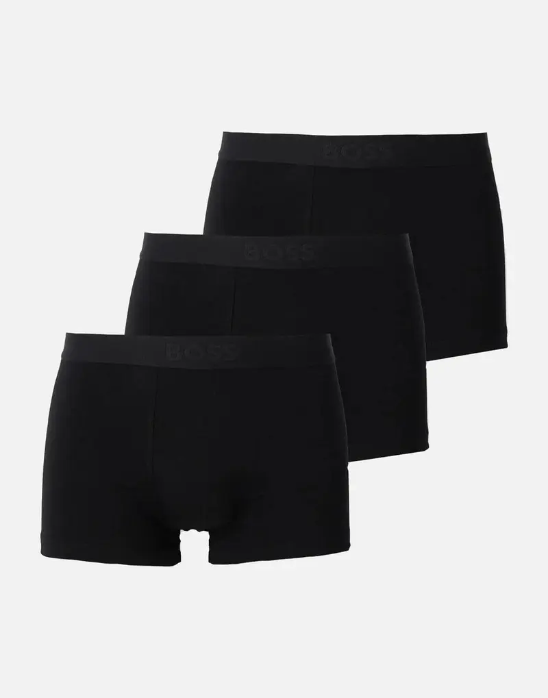 Boxer corti in cotone elasticizzato in confezione da tre