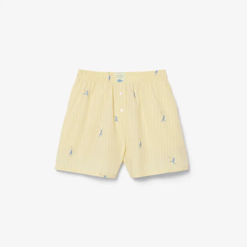Boxer in popeline di cotone jacquard