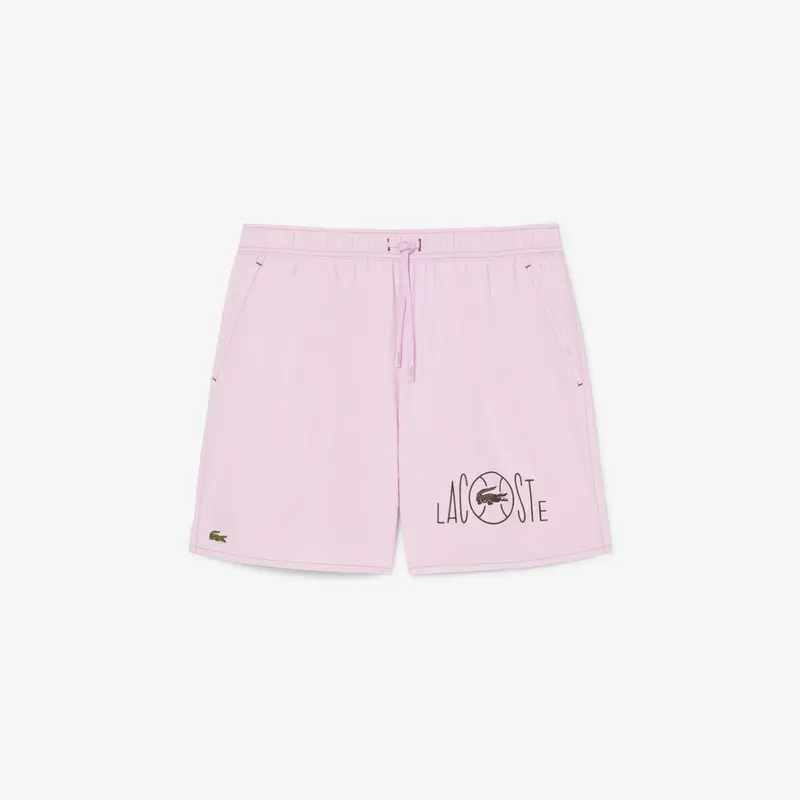 Boxer mare midi con monogramma stampato
