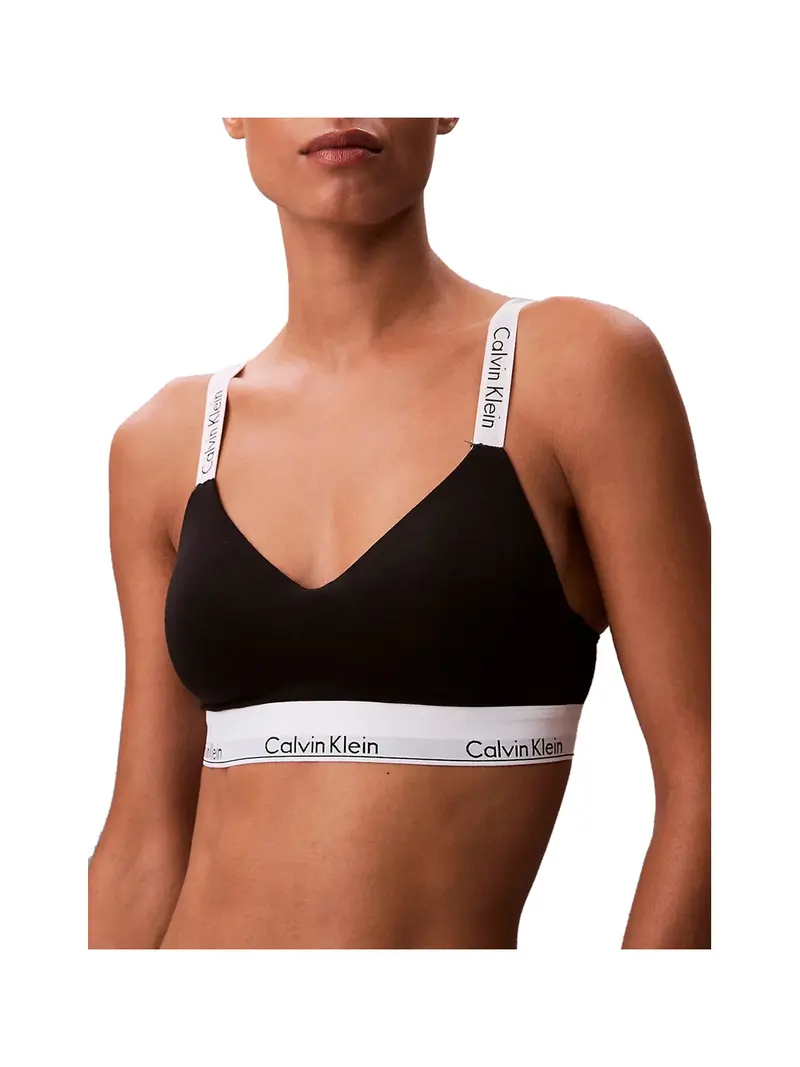 Brassière Calvin Klein Leggermente Foderata - Nero