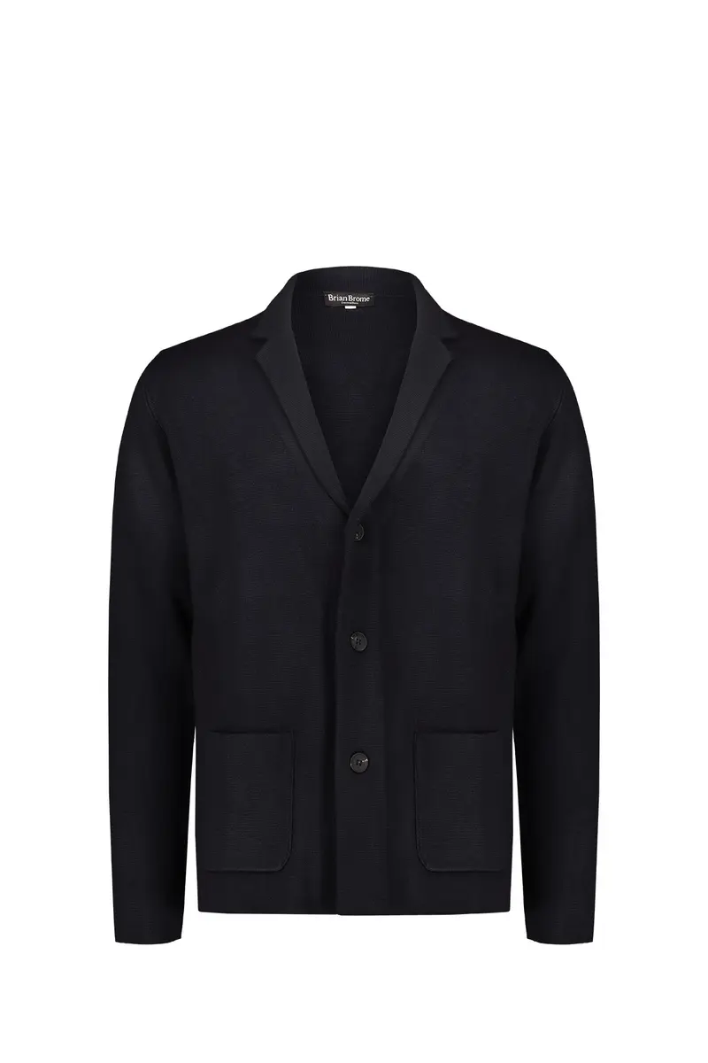Brian Brome Blazer Uomo Navy - Blu