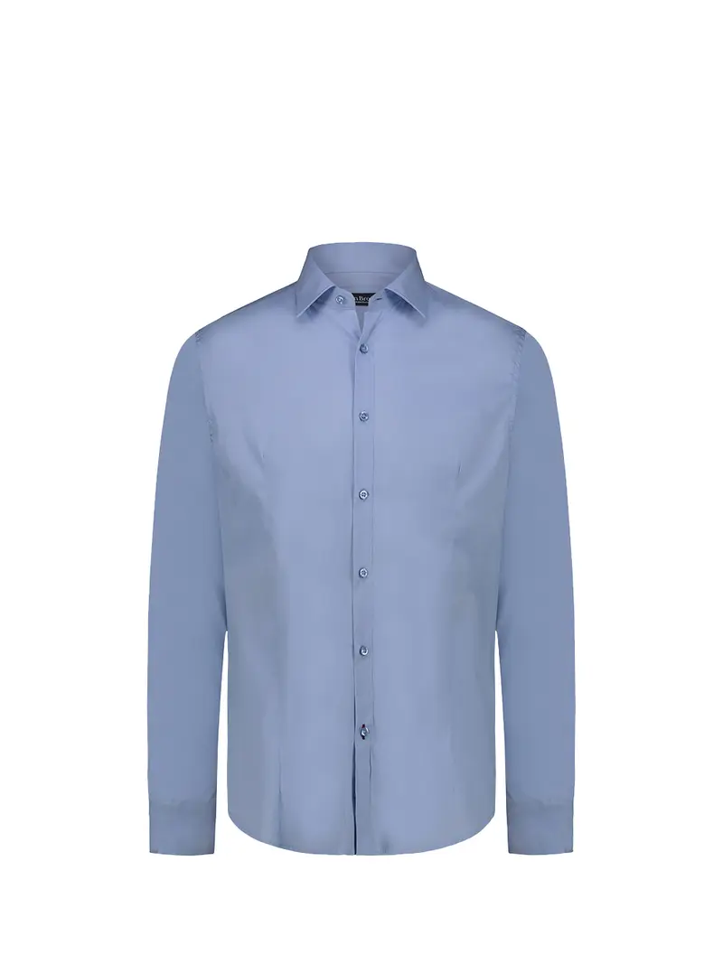 Brian Brome Camicia Uomo Celeste - Turchese