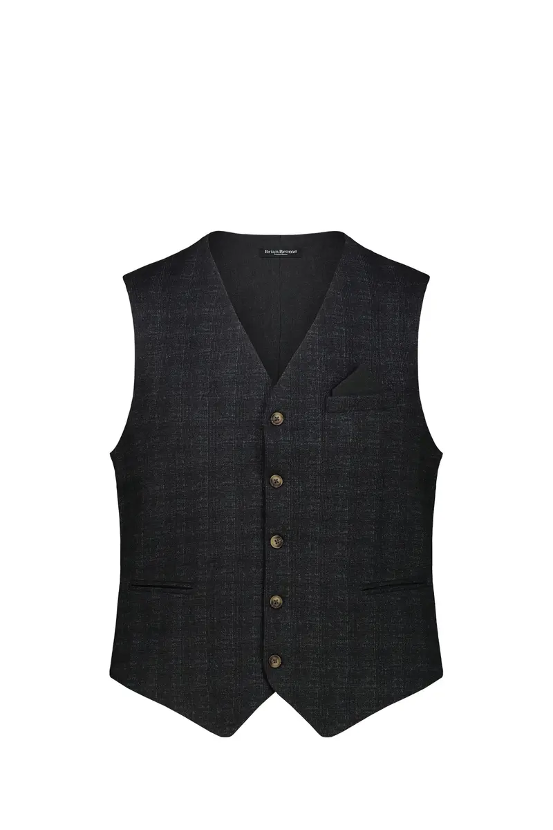 Brian Brome Gilet Uomo Grigio