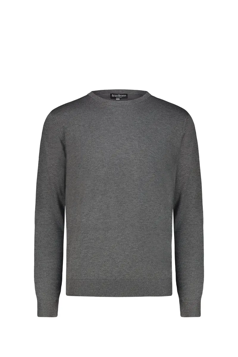 Brian Brome Maglia Uomo Fumo - Grigio