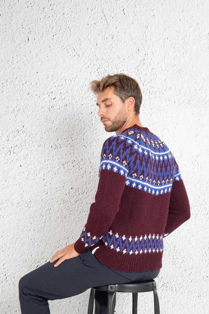 Brooksfield Pullover Jaquard Uomo