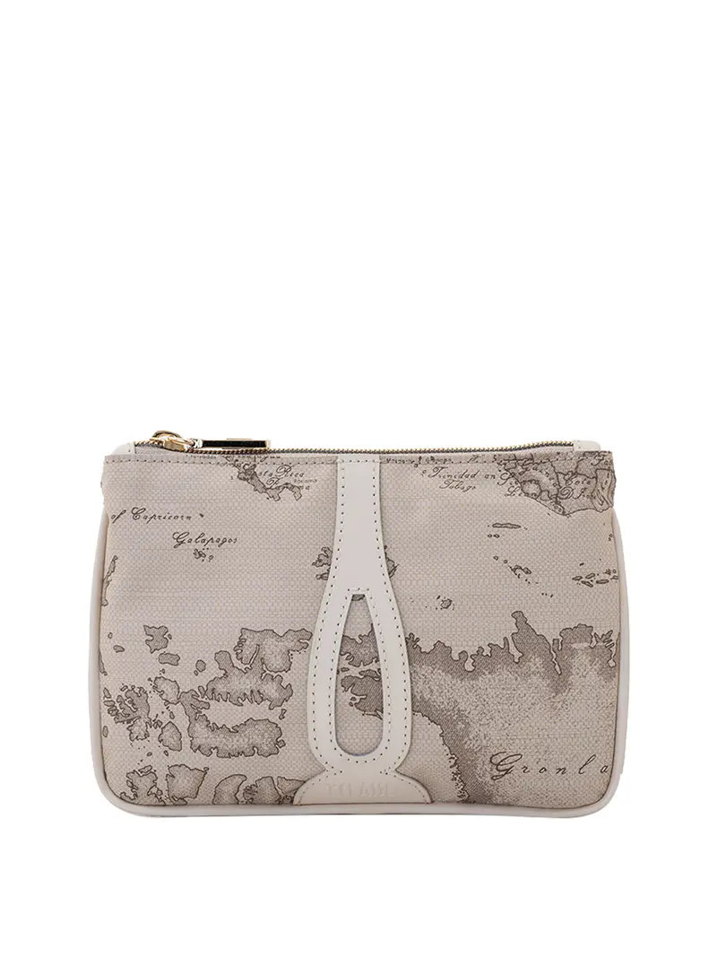 Bustina Alviero Martini Soft Petals Geo Safari - Grigio