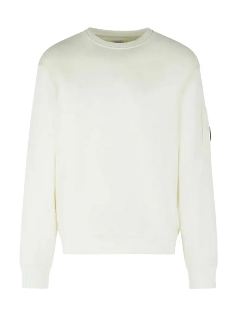 C.P. COMPANY Felpa Uomo  20CMSS036A110044G 103 103 - GAUZE WHITE