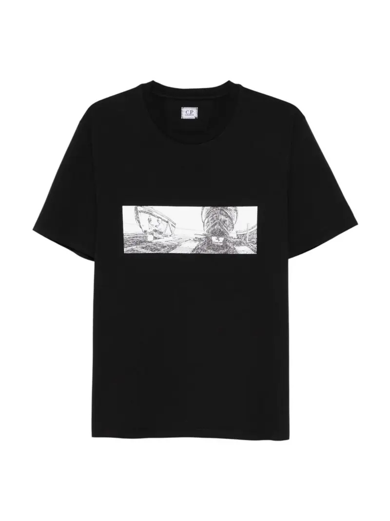 C.P. COMPANY T-shirt Uomo 18CMTS319A005431G 999 Nero