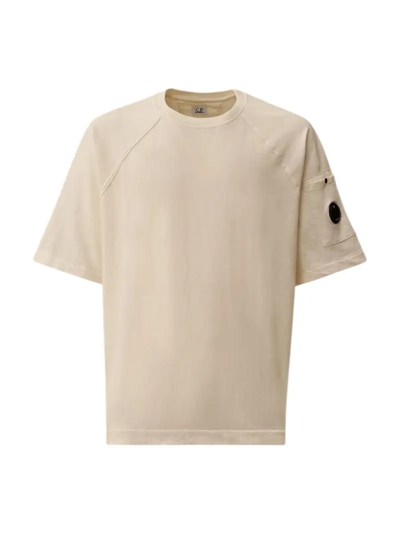 C.P. COMPANY T-shirt Uomo 20CMSS034A002246G 103 103 - GAUZE WHITE
