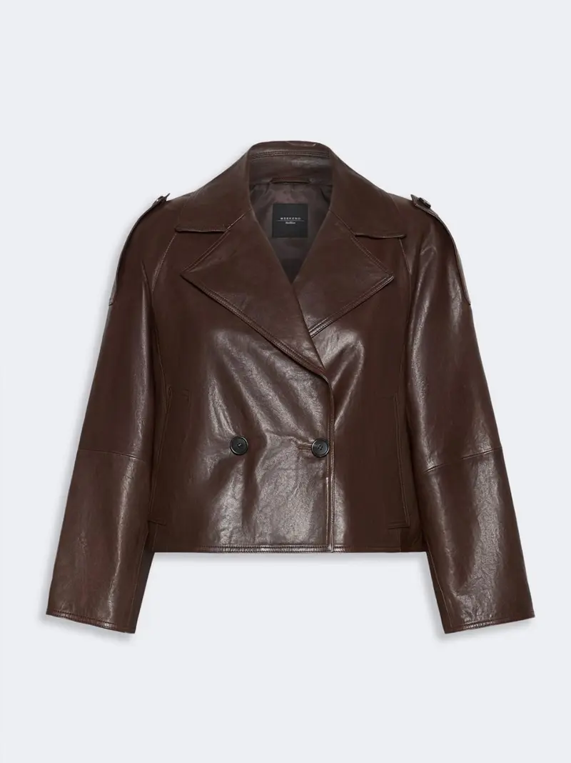 caban  cropped in nappa
