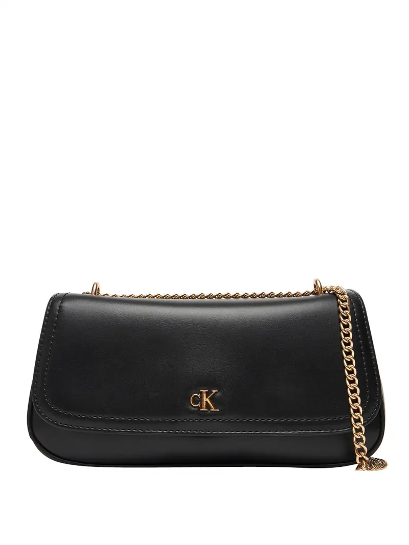 Calvin Klein Borsa a Tracolla Ck Convertible Chain Small - Nero