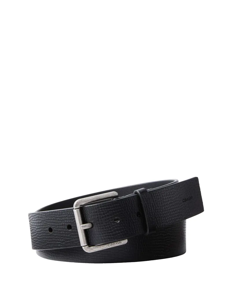 Calvin Klein Cintura Casual Roller Buckle 40Mm - Nero