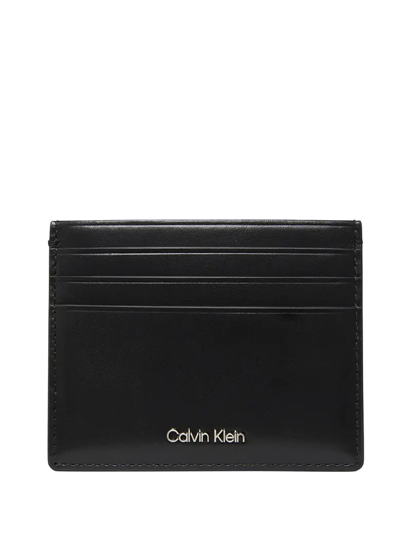 Calvin Klein Porta Carte Raised - Nero