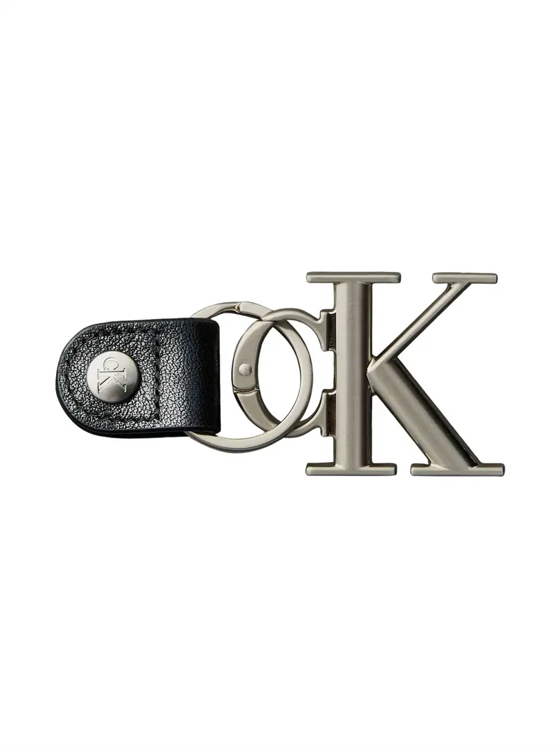 Calvin Klein Portachiavi In Metallo - Nero