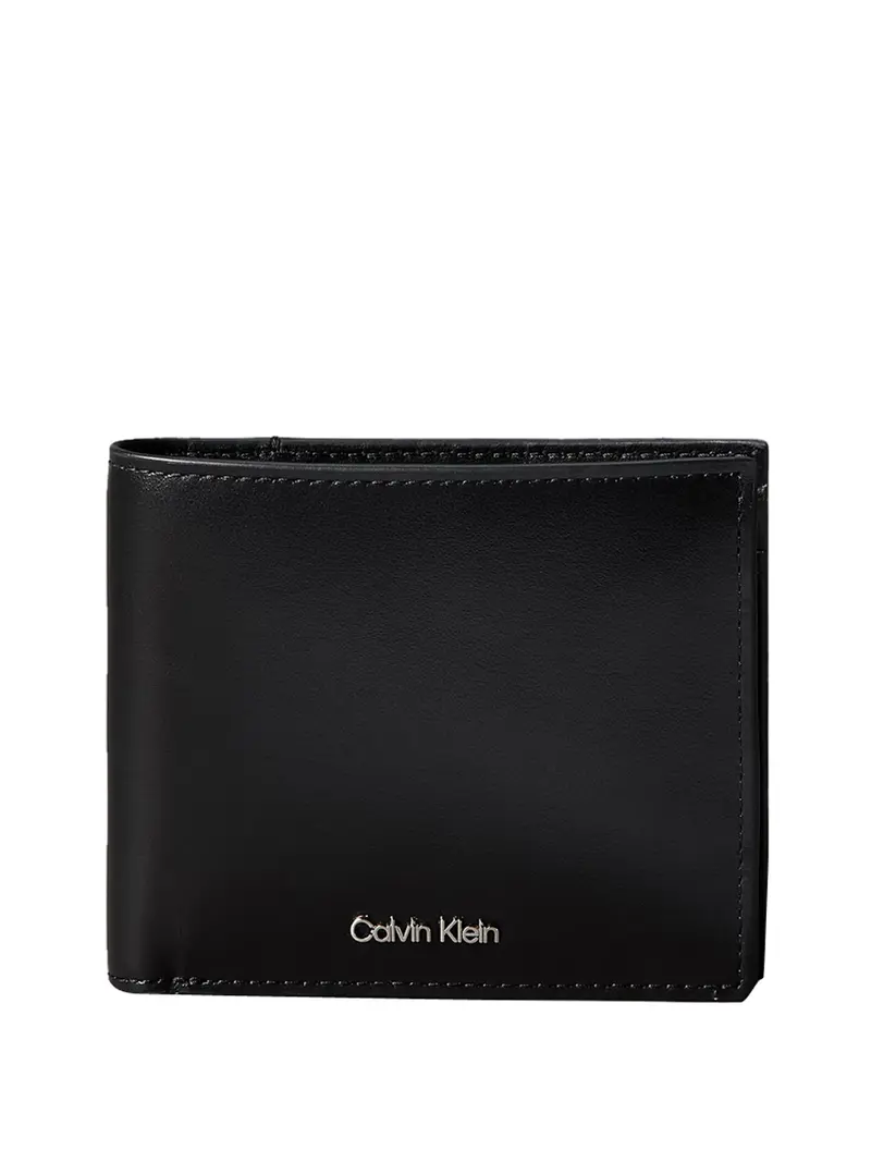 Calvin Klein Portafoglio Raised Bilfold w/Coin Nero