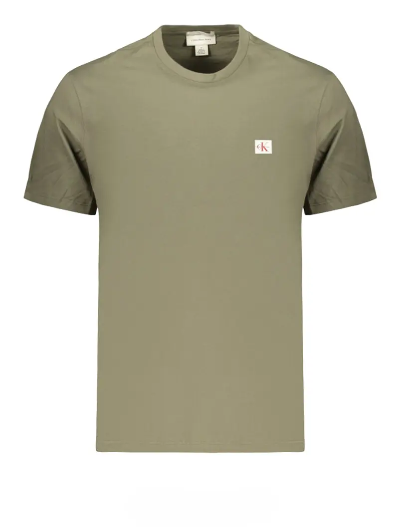 Calvin Klein T-Shirt Ss Badge 30s Jersey Classic Tee - Olive